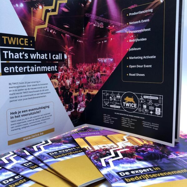 Brochure voor eventplanning
