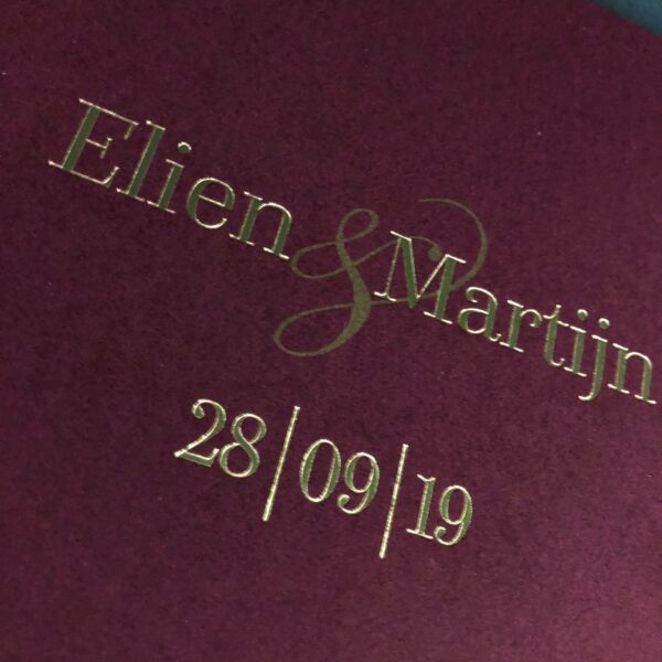 Save the date Elien & Martijn